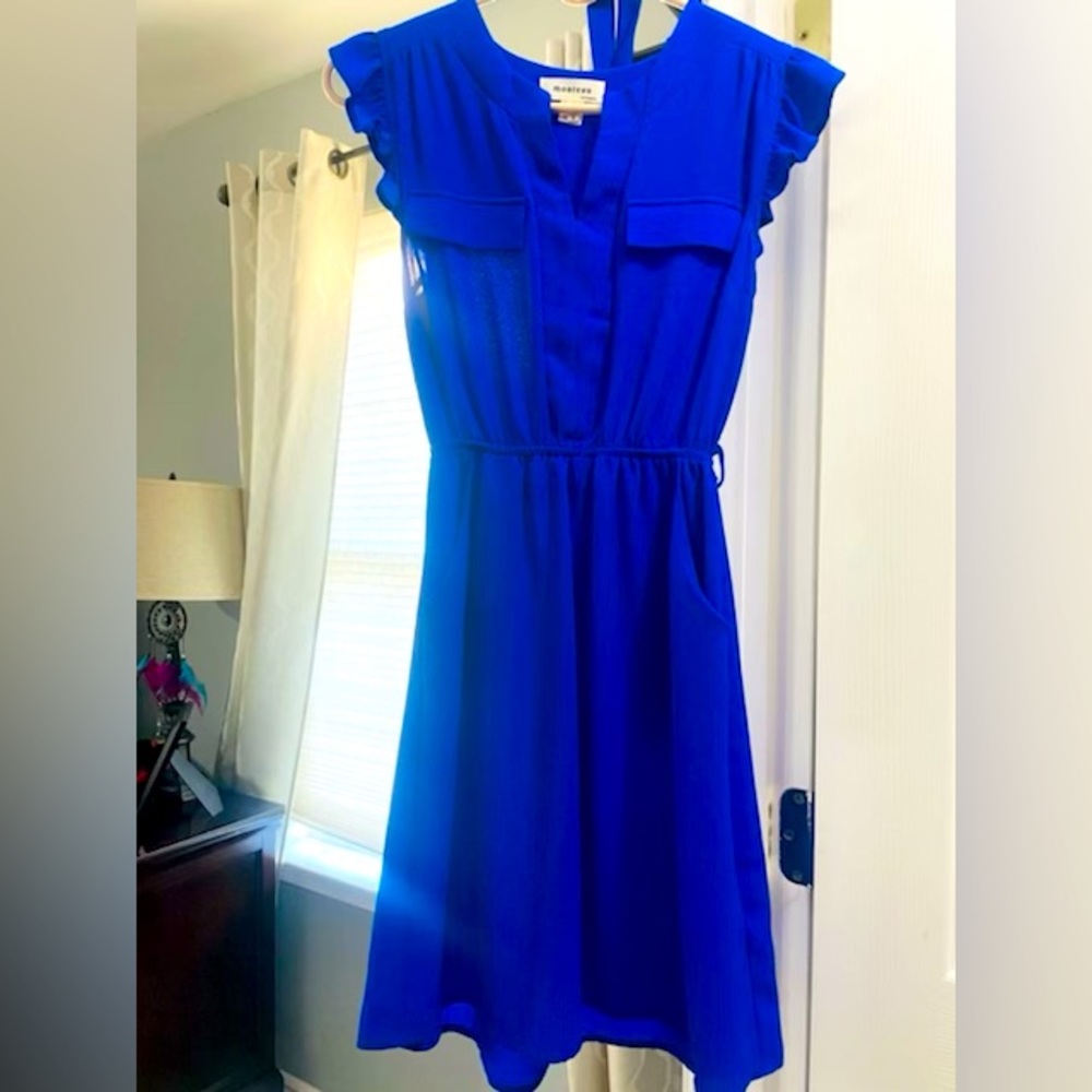 Monteau Blue Dress Small